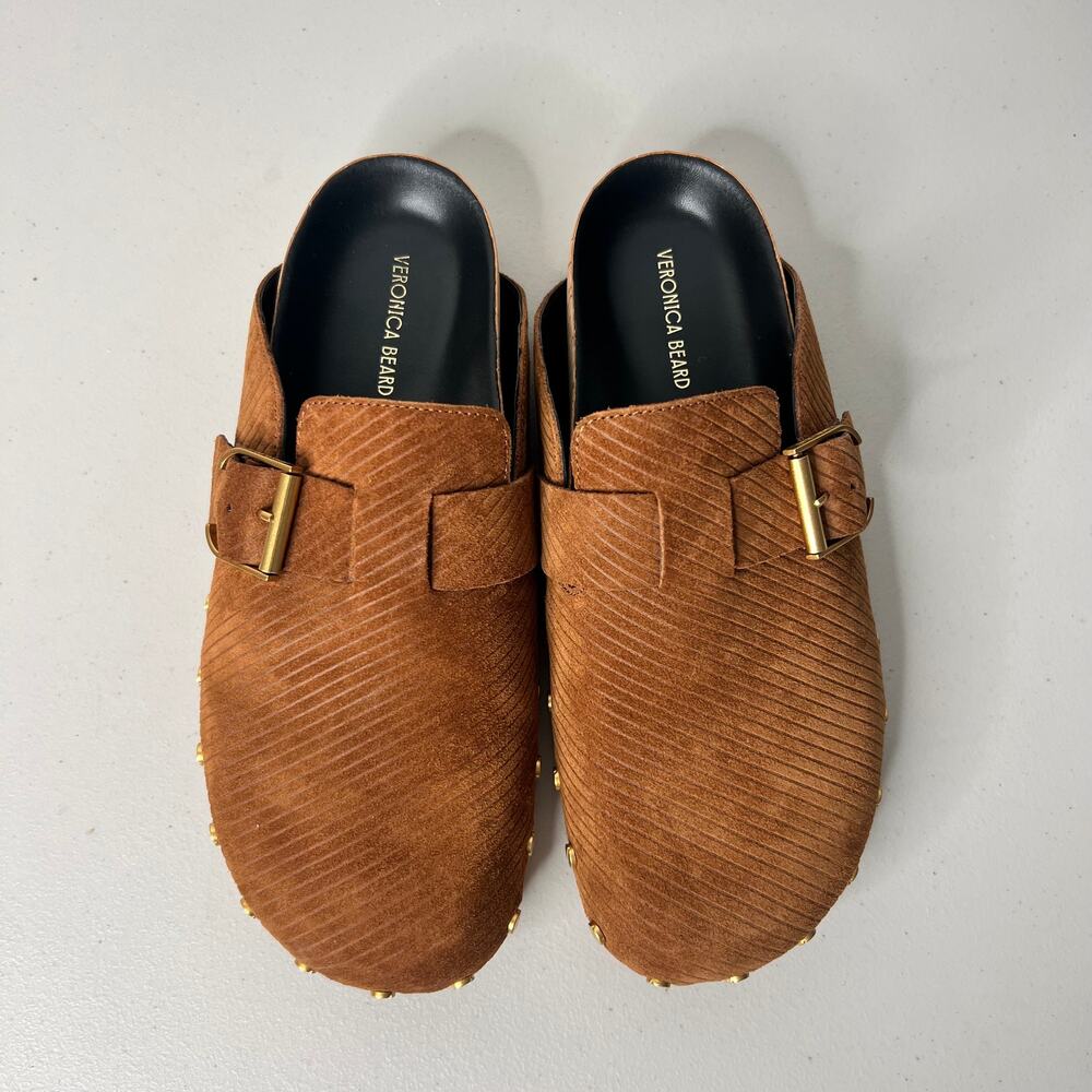 Veronica Beard Studded Fern Boston Clog Size 9 - Picture 2 of 10